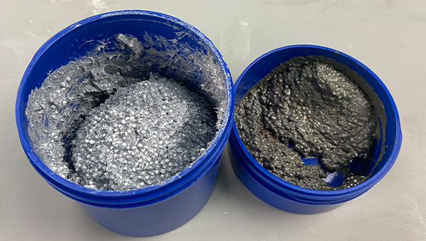 HR-8228大（dà）顆粒耐磨修（xiū）補劑，球磨機進料管磨損用什麽修補劑可修複，草莓视频cm.888tw工程師告訴你